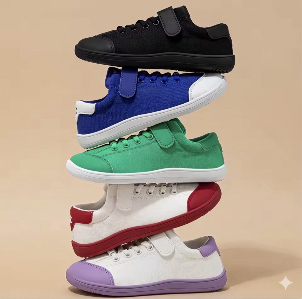 Modelo ACTIVE | Zapatillas Barefoot para niños. Flexibles y Respetuosas